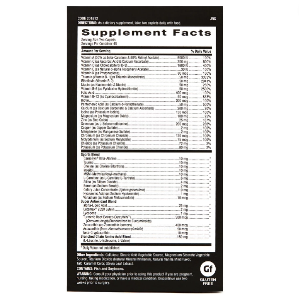Mega Men, Multivitamínico Esportivo, 90 Cápsulas, GNC