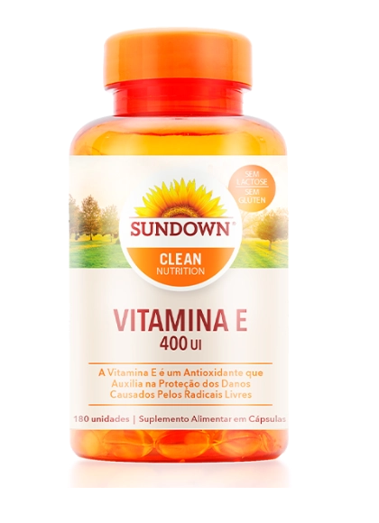 Vitamina E, 400UI, 180 capsulas, Sundown
