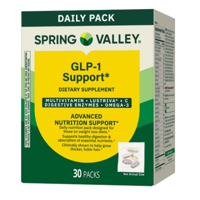 GLP-1 Support, 30 Pacotes Diários, Spring Valley