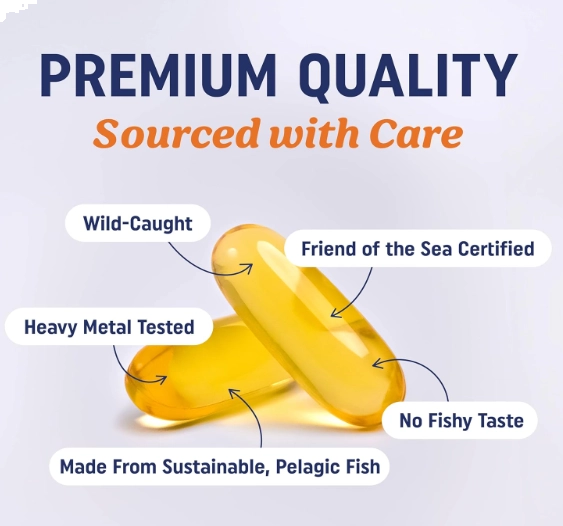 Ômega 3, Fish Oil 3600mg, EPA 1300mg  DHA 860mg, 180 Cápsulas, Mav Nutrition