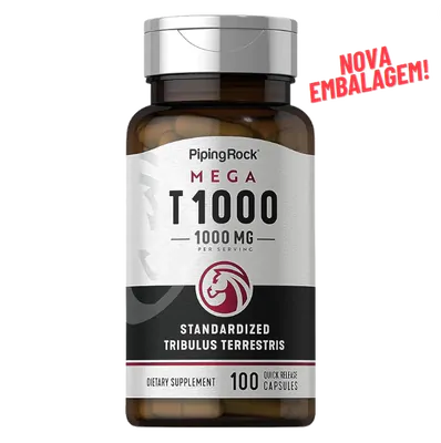 Tribulus Terrestris, 1000mg, 100 Cápsulas, PipingRock