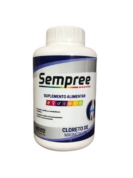 Suplemento Sempree, com Cloreto de Magnésio PA, 60 capsulas, Alquimia