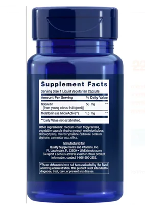 Circadian Sleep, 1.5mg, 30 Cápsulas Liquidas,  Life Extension