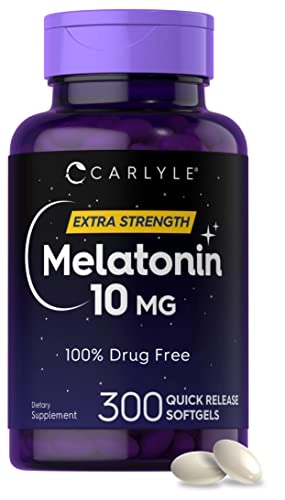Melatonina 10mg, 300 Capsulas, Carlyle