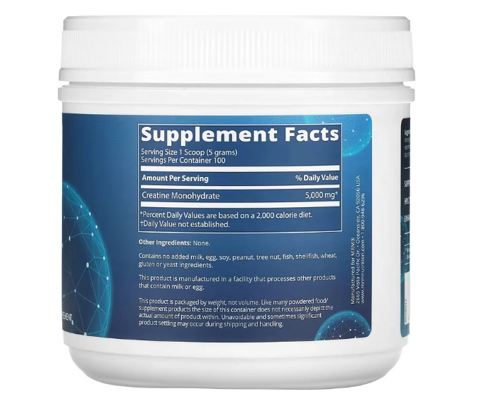 Creatina Monohidratada 500, 500g, MRM Nutrition