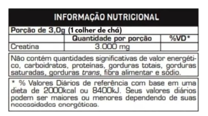 Creatina Monohidratada 100% Pura, 1Kg Sabor Natural, Easy Nutri