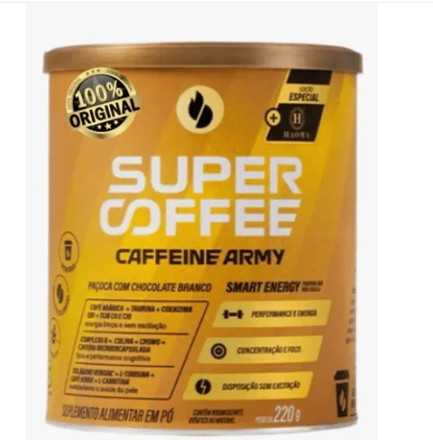 SuperCoffe 3.0 Energia, Foco e Concentração, 220g, Sabores, Caffeine Army