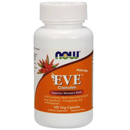 EVE, Multivitamínico para as mulheres, 120 Cápsulas, Now