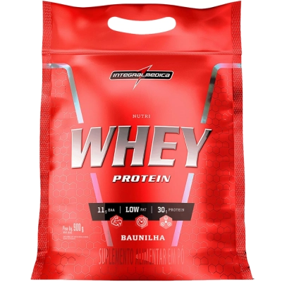 Nutri Whey Protein (Hipercalórico), Sabores, 900g, Integralmedica