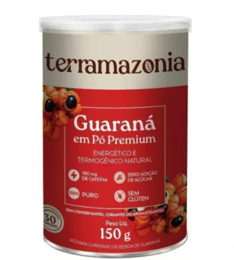 Guaraná Da Amazônia Em Pó, 100% Puro, 150g, Terramazonia