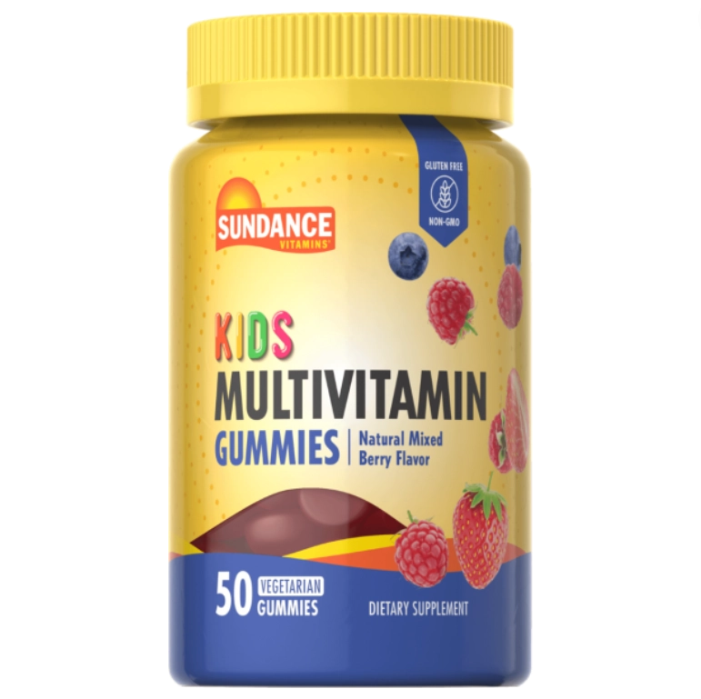 Multivitamínico Kids, 50 gomas sabor frutas vermelhas , Sundance