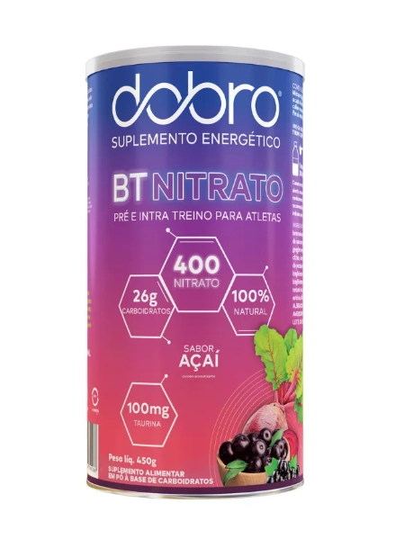 BT 400 Nitrato, Sabor Açaí, 450g, Dobro