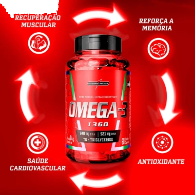 Ômega 3 TG Ultra Concentrado, 1360mg, 60 cápsulas, Integralmédica