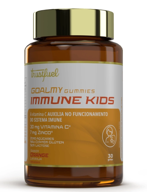 Immune Kids, Reforço Imunológico Infantil, 30 Gomas Sabor Orange, Trustfuel