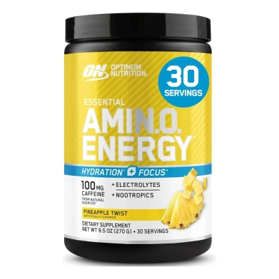 Essential AMINO Energy, Sabores, 30 Porções, Optimum Nutrition
