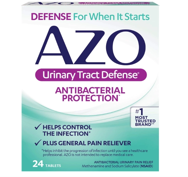 Urinary Tract Defense, Proteção Antibacteriana para o Trato Urinário, 24 Comprimidos, AZO
