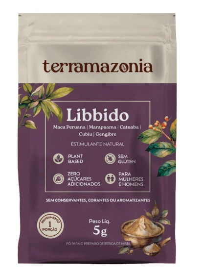 Libbido em Pó, Sachê 5g, Terramazonia