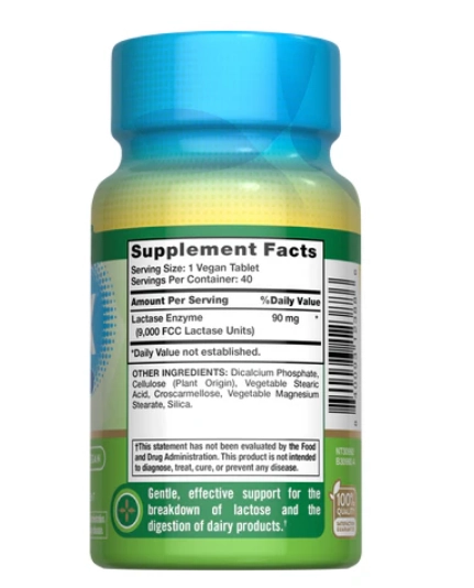 Lactose Digest, 40 Comprimidos, Nature's Truth