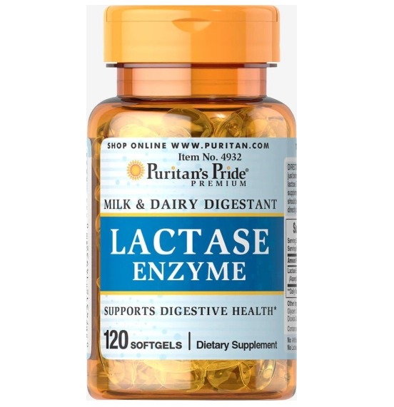 Lactase Enzyme, 120 Softgels, Puritan's Pride