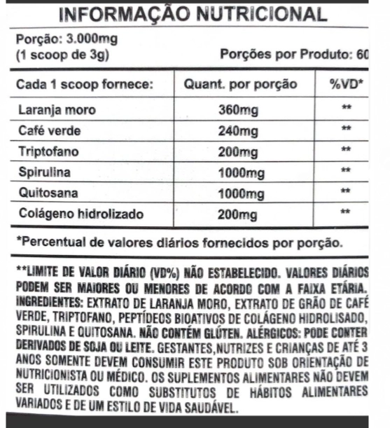 Lipo Turbo, 180g Solúvel,  Sunfood
