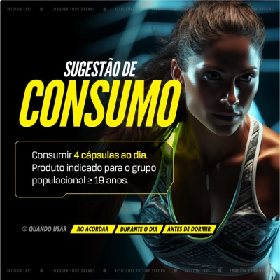 Creatina Atlas, 120 Cápsulas, Iridium Labs