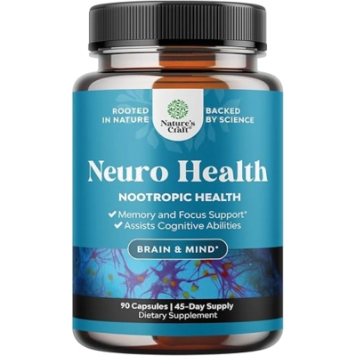 Neuro Health, 90 Cápsulas, Natures Craft