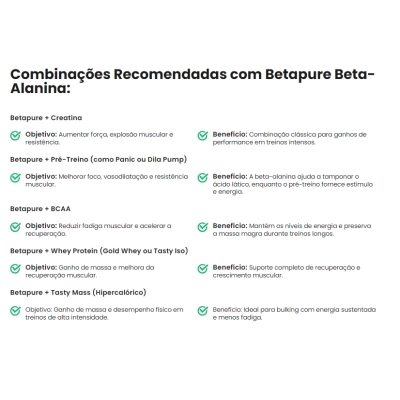 BetaPure Beta-Alanina, 200g, Adaptogen