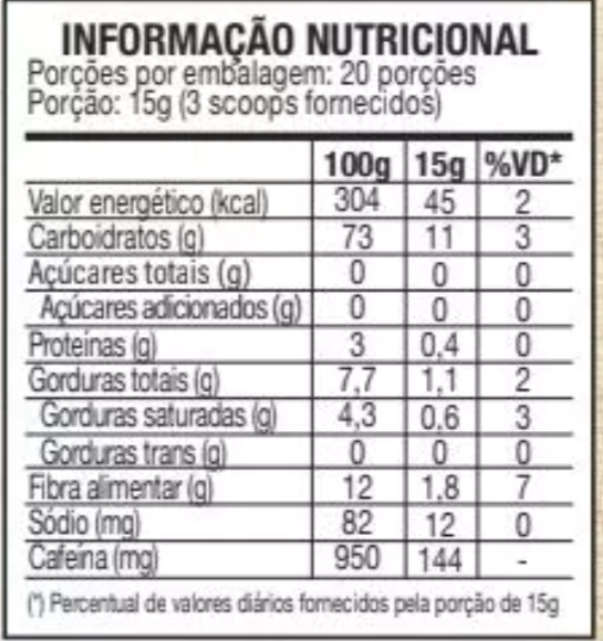 Thermo, Mistura em pó com efeito Termogênico, 300g, Terramazonia