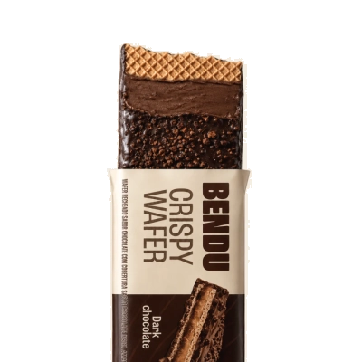 Crispy Wafer, 10g de Proteína,  Sem Açúcar, Kit com 3 Unidades, Sabores, Bendu