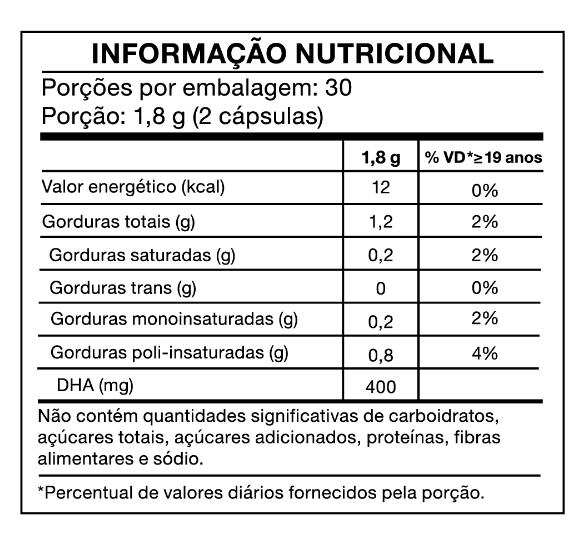 Ômega 3 Vegano, 400mg, 60 cápsulas, Bioroots