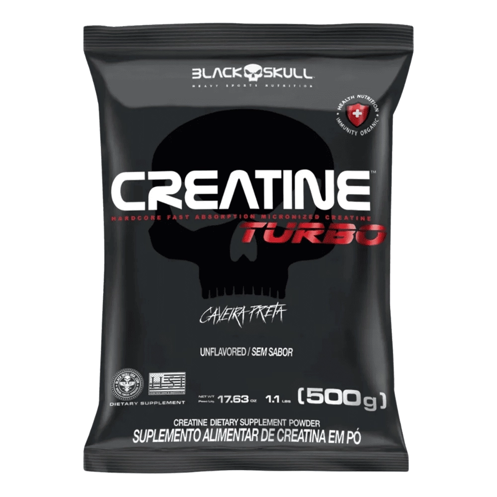 Creatina Turbo Refil, 500g - Black Skull