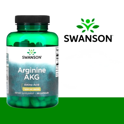 Arginina AGK, 90 Cápsulas, Swanson