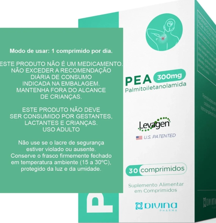 Peaflan 300mg, 30 Comprimidos, Divina Pharma