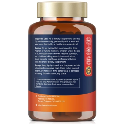 Nattokinase Liposomal 10800FU, 120 Cápsulas, Totaria Health