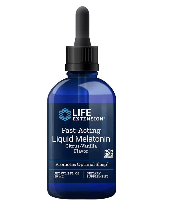 Melatonina Ação Rápida Líquida, 3mg, 59ml, Life Extension