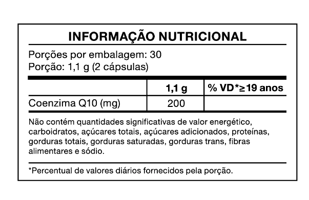 Coenzima Q10, 200mg, 60 cápsulas, Bioroots