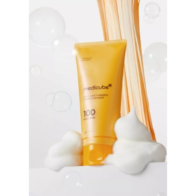 Sabonete Facial Tonificante com Ácido Kójico e Cúrcuma, 125 ml, Medicube 