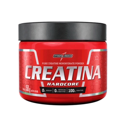 Creatina 100% Pura Hardcore, 150g, Integralmedica