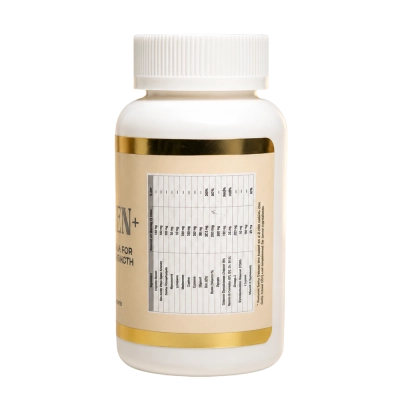 Kit Barba e Cabelo, Minoxidil Foligain 60ml + Hairgen+ e Biotina 5000mcg Puritans Pride