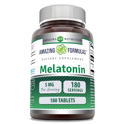 Melatonina, 5mg, 180 Comprimidos, Amazing Formulas Melatonina, 5mg, 180 Comprimidos, Amazing Formulas