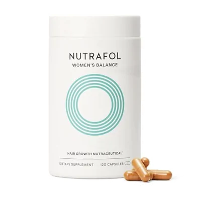 Suplemento Capilar,  Pós-Menopausa, Crescimento de Cabelos Grossos e Fortes, 120 cápsulas, Nutrafol