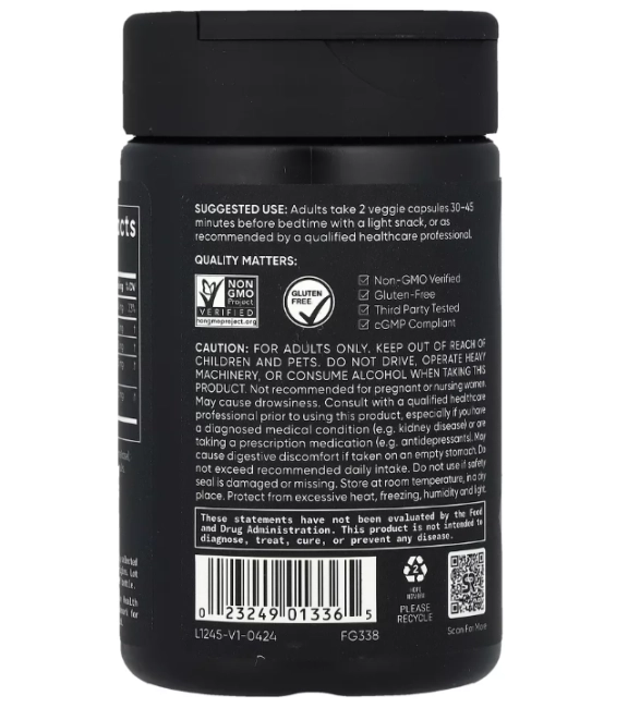 Sleep Complex, Melatonina Free, 60 Cápsulas, Sports Research