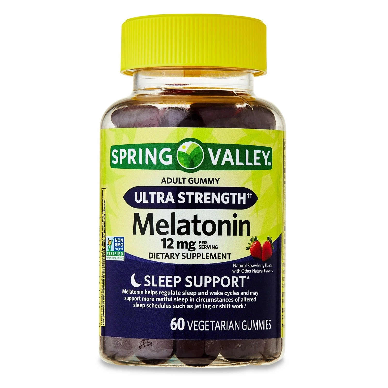 Melatonina 12mg, 60 Gomas, Spring Valley