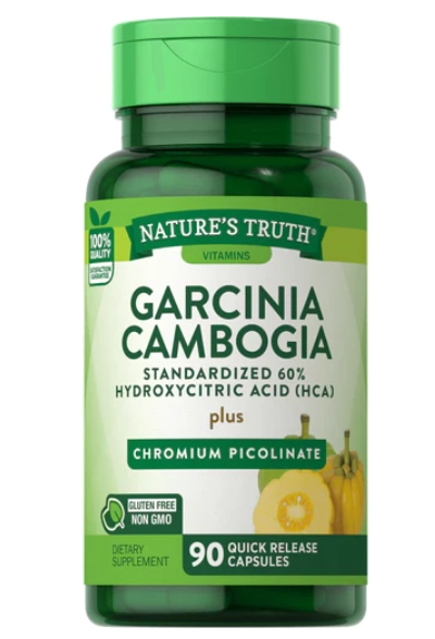 Garcinia Cambogia, com Cromo, 1000mg, 90 cápsulas, Nature's Truth