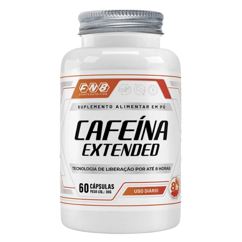 Cafeína Extended 200mg 60 cápsulas - FNB Sports