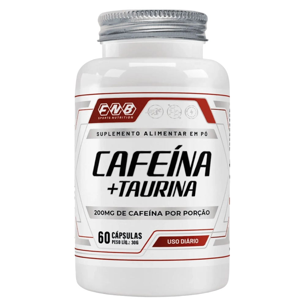 Cafeína + Taurina 60 Cápsulas - FNB Sports