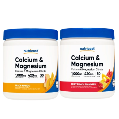Cálcio e Magnésio 1000mg, Saúde Óssea e Muscular, 303g, Nutricost Cálcio e Magnésio 1000mg, Saúde Óssea e Muscular, 303g, Nutricost