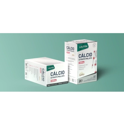 Calcitrax, Cálcio Citrato Malato, 60 Comprimidos, Lauton Nutrition