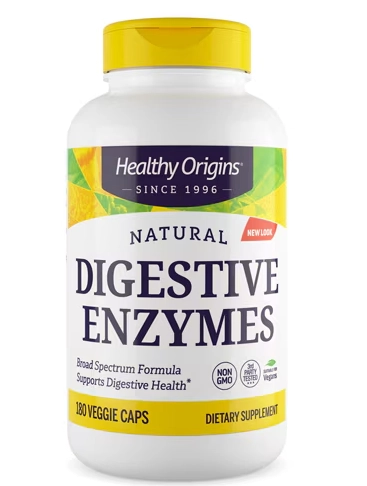 Enzimas Digestivas, 180 Cápsulas, Healthy Origins