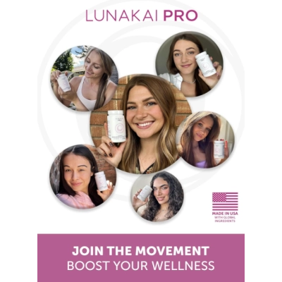 Women’s Hair Growth & Restore, Vitaminas para crescimento e restauração Capilar Feminina, 90 Cápsulas, Lunakai